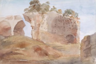 Villa Adriana, 1824. Creator: James William Giles.