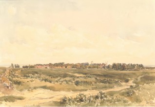 Aldeburgh Mill and Church, 1884. Creator: Thomas Collier.
