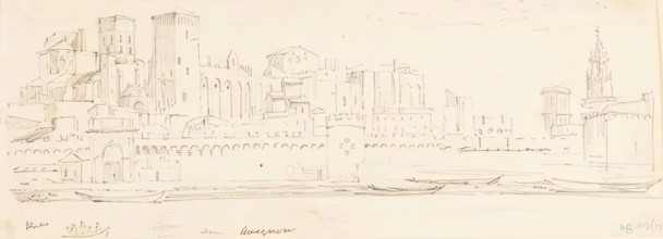 Monte Janiculo from Ceasar's Palace, 1825. Creator: James William Giles.