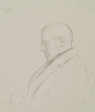 Man Wearing Spectacles, c1840s. Creator: John Phillip.