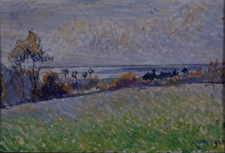 Landscape - Lyme Regis, 1920. Creator: Lucien Pissarro.