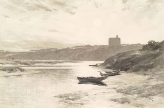 Norham Castle-Illustration For George Napier's "Homes And Haunts", 1883. Creator: George Reid.