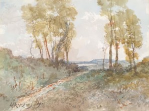 The Bridle Path to the Sea, 1911. Creator: Henri-Joseph Harpignies.