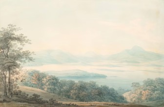 Loch Lomond from Knock Our Wood, c1827-1829. Creator: Hugh William Williams.