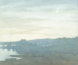 Twilight Landscape, c1880-1920. Creator: James Cadenhead.