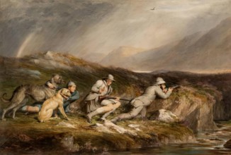 Stalking in the Highlands, 1853. Creator: James William Giles.