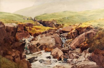 May Day, Greadaidh Burn, Skye, 1912. Creator: Colin Bent Phillip.