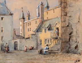 Provost Skene's House, Guestrow, c1850. Creator: George Washington Wilson.