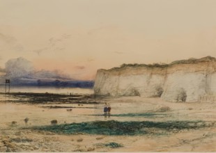 Study for 'Pegwell Bay - a Recollection of October 5th 1858', 1857. Creator: William Dyce.
