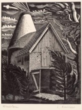 Windstorm, 1926. Creator: Eric Ravilious.