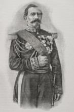 Charles Denis Bourbaki, (1816-1897), French general, 1891. Creator: Unknown.