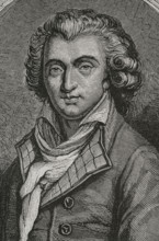 Fabre d’Eglantine, (Philippe-François-Nazaire Fabre), (1750-1794), French actor..., 1876.  Creator: Unknown.