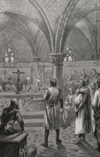 VII Council of Tarragona, 1312, (1890).  Creator: Unknown.