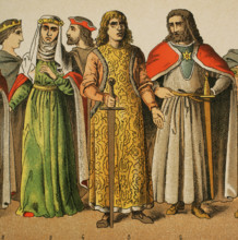 Holy Roman Empire, 1000-1100, (1884).  Creator: Unknown.