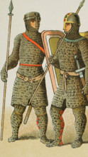 Warriors, Holy Roman Empire, 1000-1100, (1884).  Creator: Unknown.