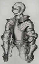 15th century flat armour, French, 1877.  Creator: Unknown.