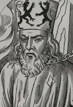 Jerome of Prague (1360-1416), Czech scholastic philosopher and preacher (Detail), 1877.  Creator: Unknown.