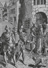 The Provost's prison, Rue de la Tannerie, Paris, France, 1596, (1878).  Creator: Unknown.