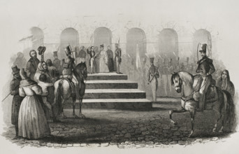 Proclamation of Queen Isabella II, 1842. Creator: Unknown.
