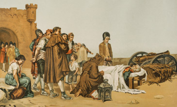 The corpse of General Alvarez de Castro (22 January, 1810), 1893.  Creator: Unknown.