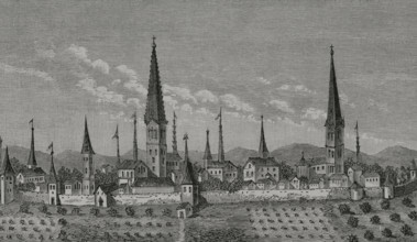 View of Dortmund, Germany, 17th century, (1878).  Creator: Unknown.
