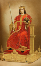 Ferdinand III of León and Castile, called the Saint (1199/1201-1252), King of Castile..., 1889.  Creator: Unknown.