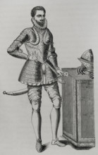 Portrait of the French Prince Francis of France, (1554-1584), Duke of Alençon (1877).  Creator: Unknown.