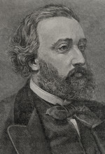 Léon Gambetta, (1838-1882), French statesman, one of the founders of the Third Republic, 1891.  Creator: Unknown.