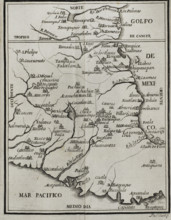 Map of the territory of New Spain, 1771.  Creator: Unknown.