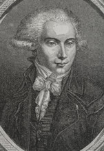 Marguerite-Elie Guadet, (1758-1794), French revolutionary politician, 1876.  Creator: Unknown.