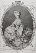 Marie Thérèse Louise of Savoy, (1749-1792), Princess de Lamballe, French aristocrat, 1876.  Creator: Unknown.
