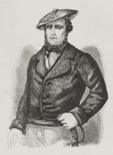 Martin Zurbano (1788-1845), Spanish guerrilla fighter, 1879.  Creator: Unknown.