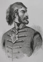 Omar Pasha (1806-1871), Ottoman general and governor, born in Croatia, (1856).  Creator: Unknown.