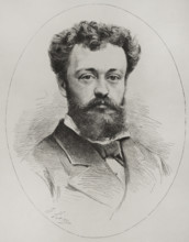 Raimundo de Madrazo y Garreta (1841-1920), Spanish painter, 1878.  Creator: Unknown.