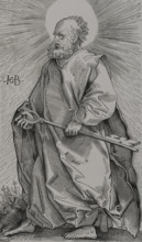 Saint Peter, (1st century BC - 67 AD), one of the apostles of Jesus of Nazareth, 1519 ( 1877).  Creator: Unknown.