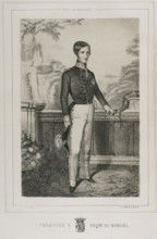 Francis V, (1819-1875), Duke of Modena and Reggio, (1846-1859), 1852.  Creator: Adolfo Martinez.