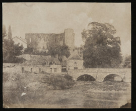 Brecon Castle, c1825-1875. Creator: Calvert Jones.