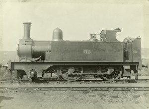 Brecon & Merthyr Railway locomotive, c1917. Creator: Unknown.