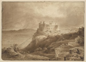 Harlech Castle, c18th century. Creator: Unknown.
