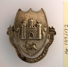 Carmarthen Borough Police badge, c1830-1947. Creator: Unknown.