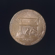 18th century token: Carmarthen ironworks, 1792. Creator: John Gregory Hancock.