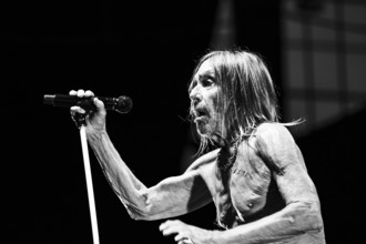 Iggy Pop performing live at the Alexandra Palace, London, 28 May 2025. Creator: Annapaola Marchesani.
