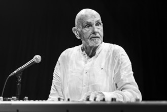 Hans-Joachim Roedelius live at the Jazz Café, London, Apr 2024. Creator: Annapaola Marchesani.