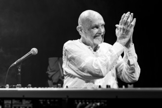 Hans-Joachim Roedelius live at the Jazz Café, London, Apr 2024. Creator: Annapaola Marchesani.