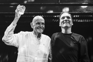 Hans-Joachim Roedelius and Arnold Kasar live at the Jazz Café, London, Apr 2024. Creator: Annapaola Marchesani.