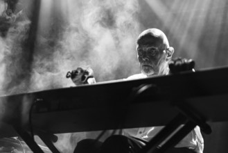 Hans-Joachim Roedelius live at the Jazz Café, London, Apr 2024. Creator: Annapaola Marchesani.