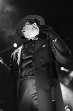 Dave Vanian, The Damned live at Alexandra Palace, London, Apr 2023. Creator: Annapaola Marchesani.