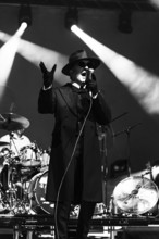 Dave Vanian, The Damned live at Alexandra Palace, London, Apr 2023. Creator: Annapaola Marchesani.