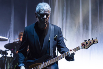 Jean-Jacques Burnel, The Stranglers live at the Royal Albert Hall, Mar 2024. Creator: Annapaola Marchesani.