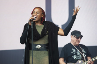 UK Decay live at Forever Now Festival, The National Bowl, Milton Keynes, Jun 2025. Creator: Annapaola Marchesani.